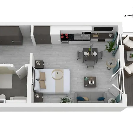 Kleine Strandmuschel Mit Suedbalkon *